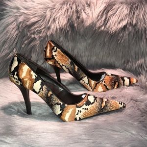 New Aldo Calf Hair Pointy Shoes